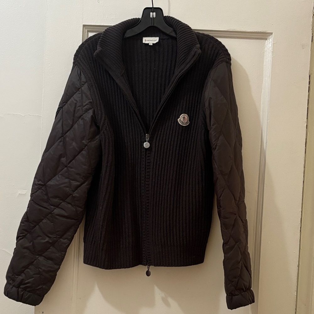 Moncler Men’s Black Quilted Puffer Jacket Size M